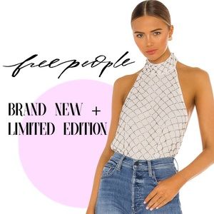 🩵FREE PEOPLE🩵 💎Bling Bling Cha Ching Bodysuit💎